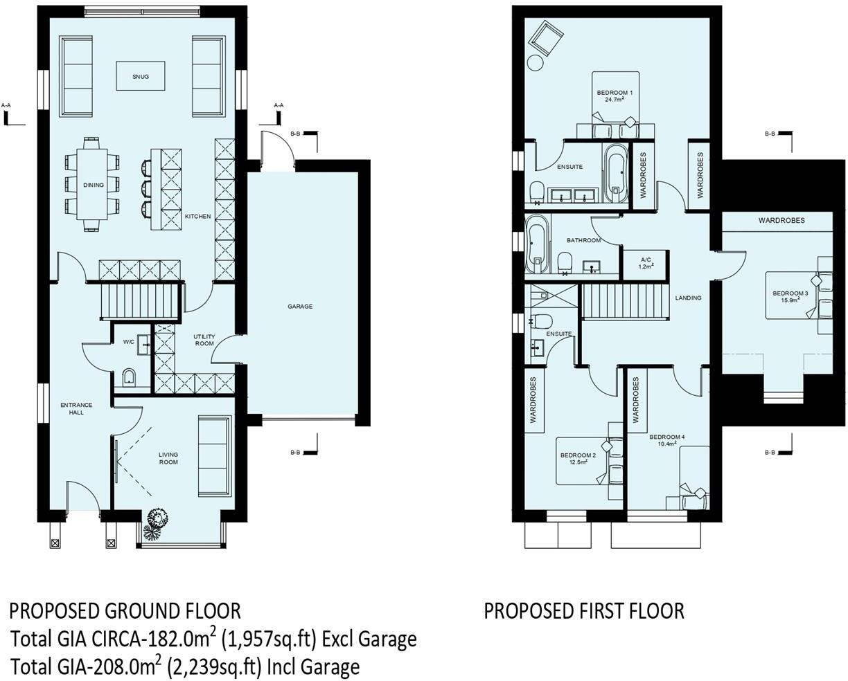 Leaden Hill, Orwell floorplan
