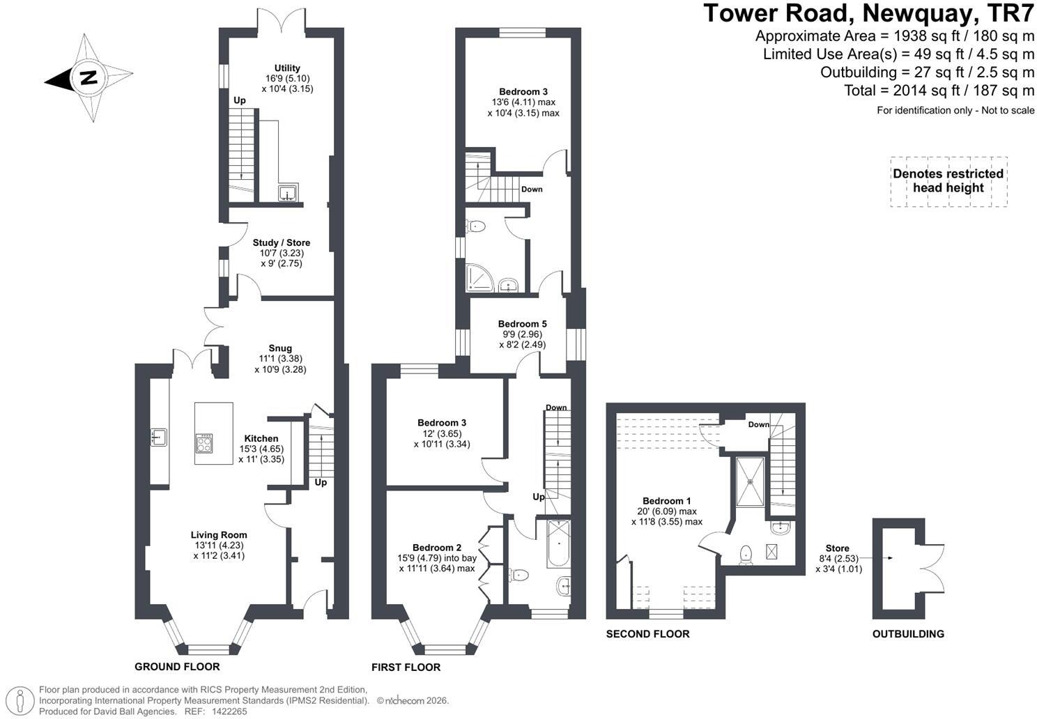 Tower Road, Newquay floorplan