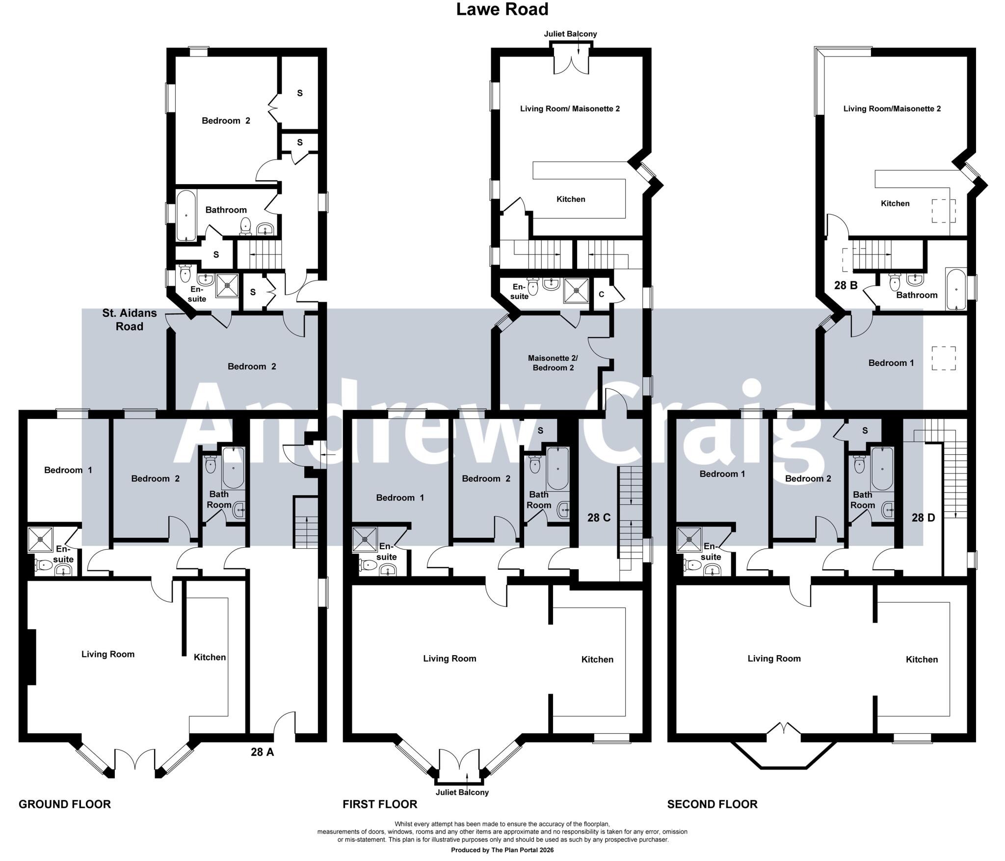 Lawe Road, South Shields floorplan