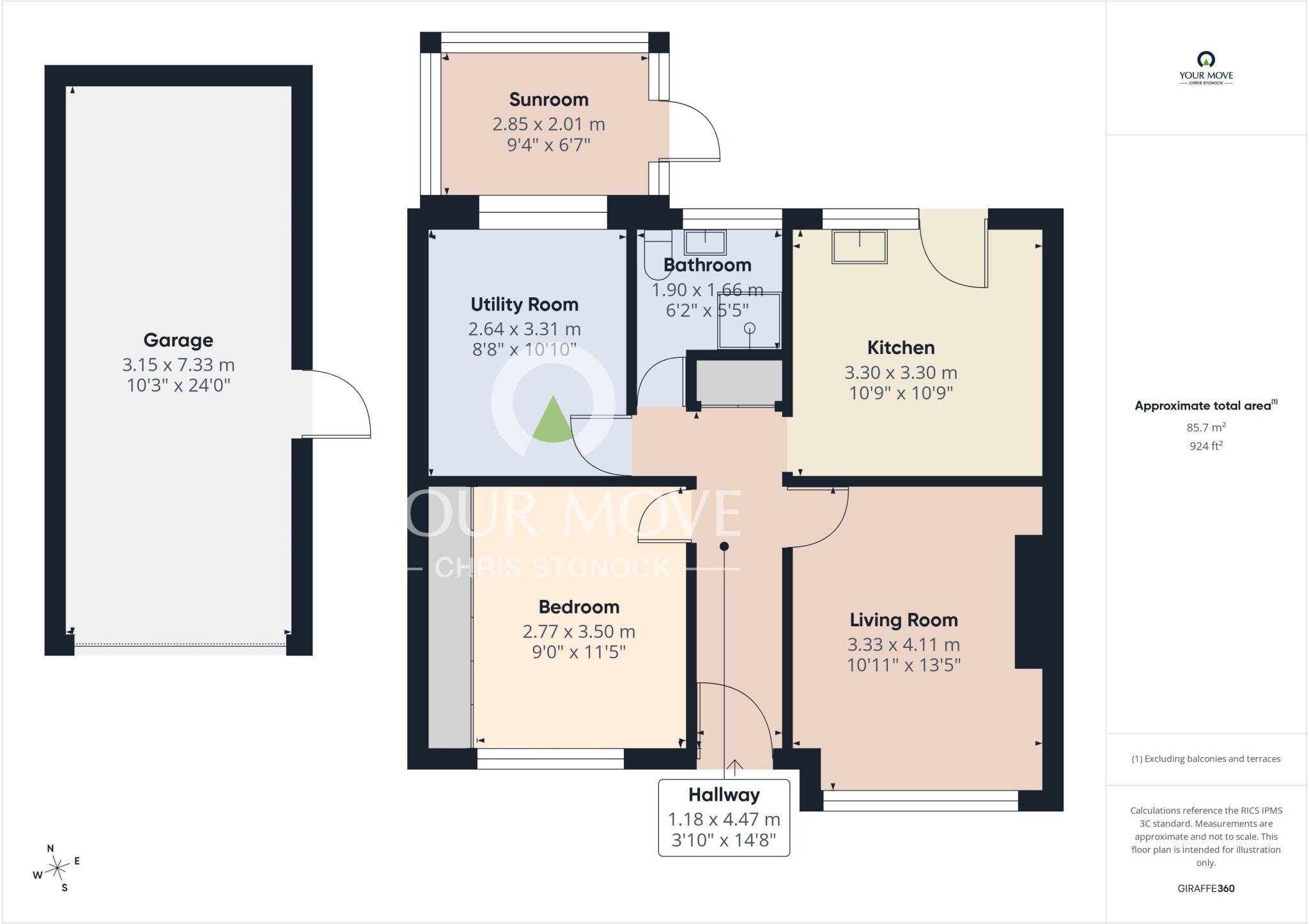 Bourn Lea, Houghton Le Spring, Tyne and Wear, DH4 floorplan
