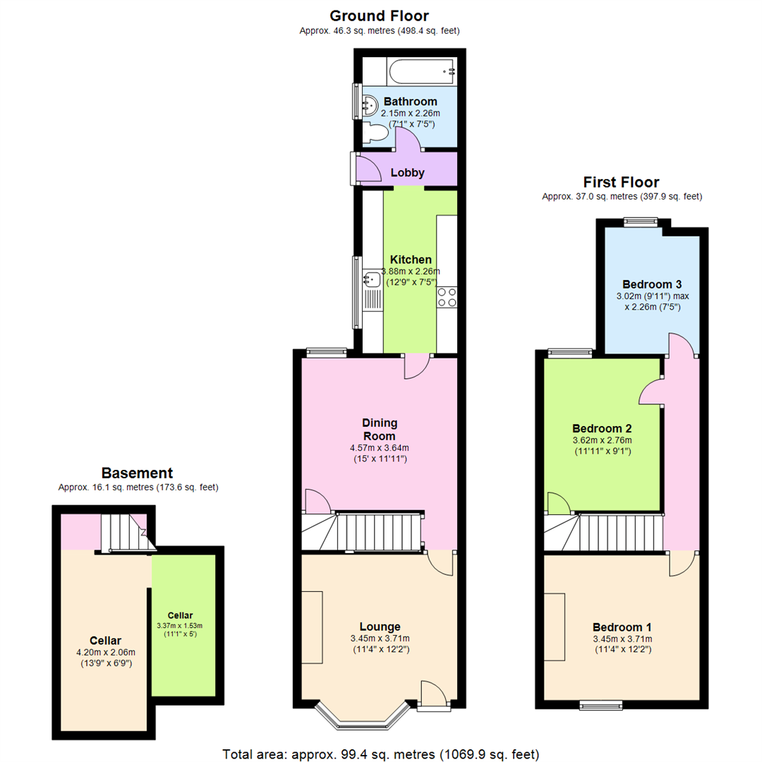 Osborne Street, Nottingham floorplan