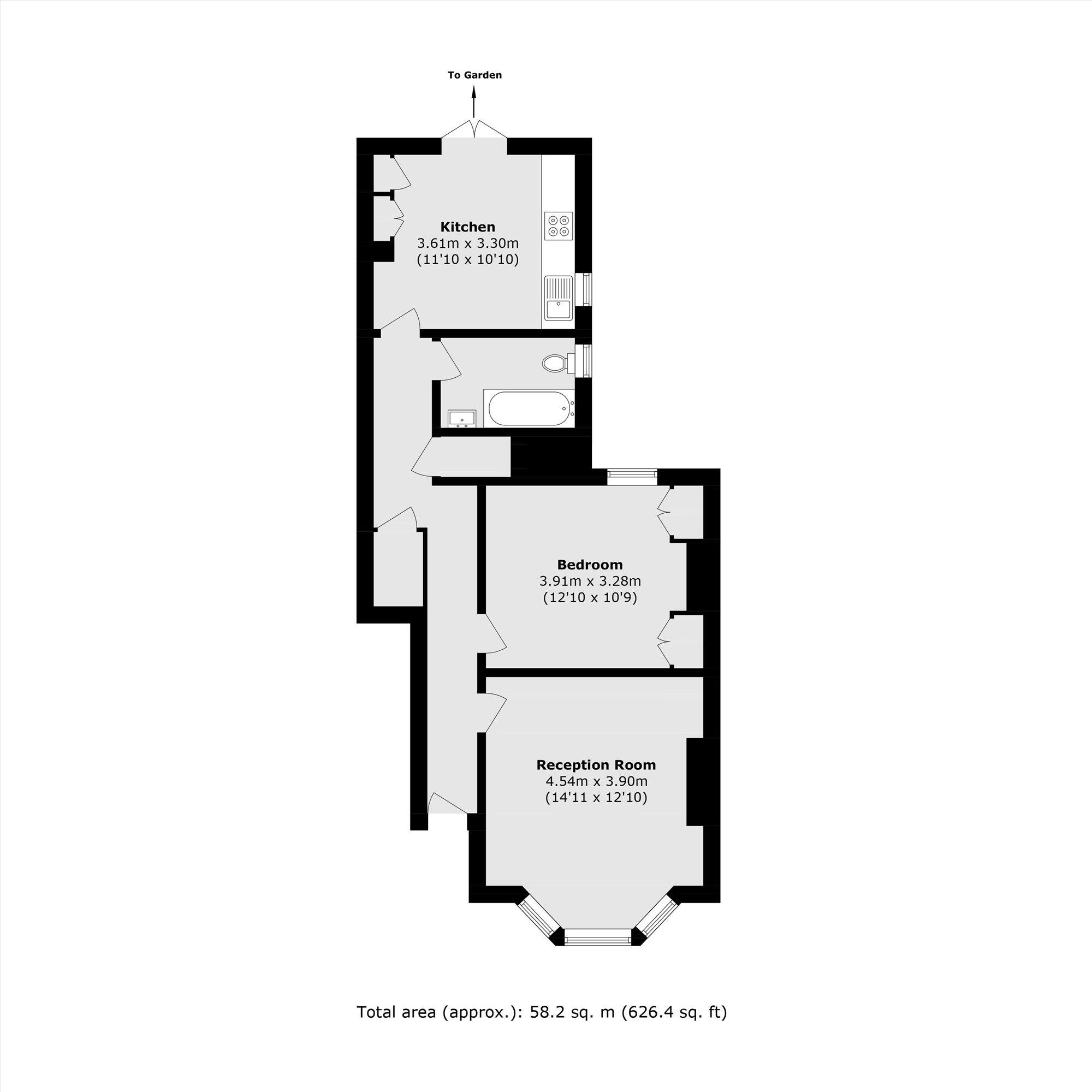 Wycliffe Road, Wimbledon floorplan
