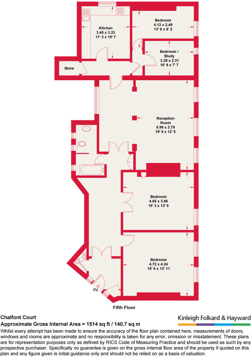 Baker Street, Marylebone, London, NW1 floorplan