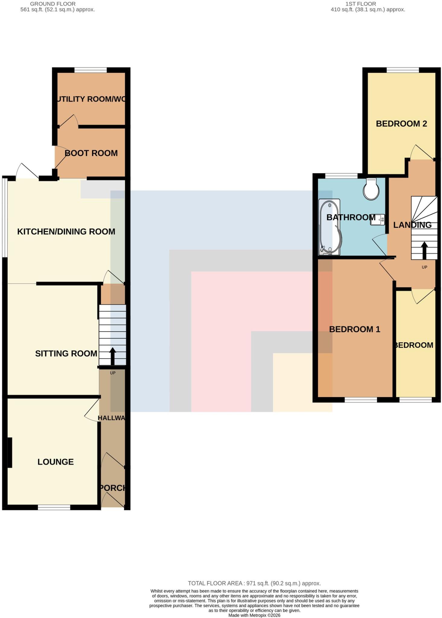 Wyndham Street, Tongwynlais, CF15 floorplan