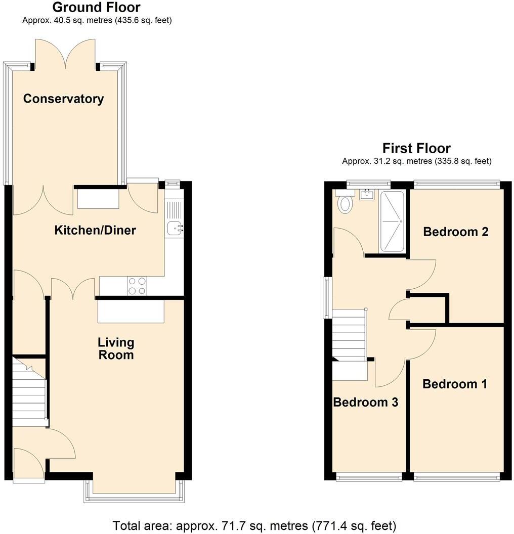 Colne Road, Burtonwood, Warrington floorplan