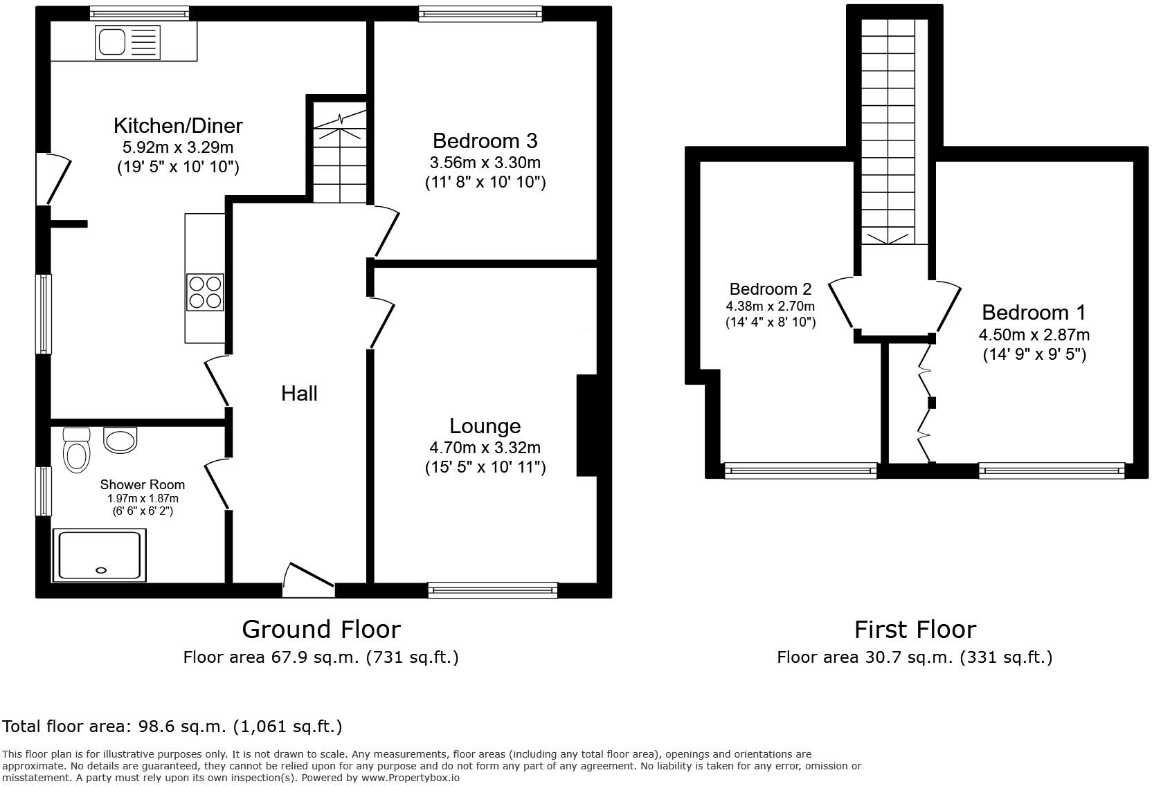 Redhill Avenue, Wakefield, WF3 floorplan