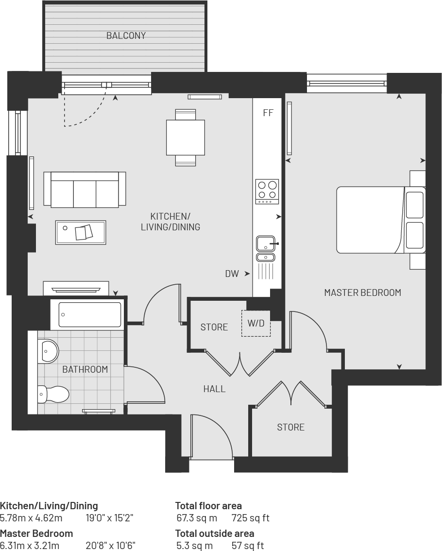 Albert Road,
Barnet,
EN49SH floorplan