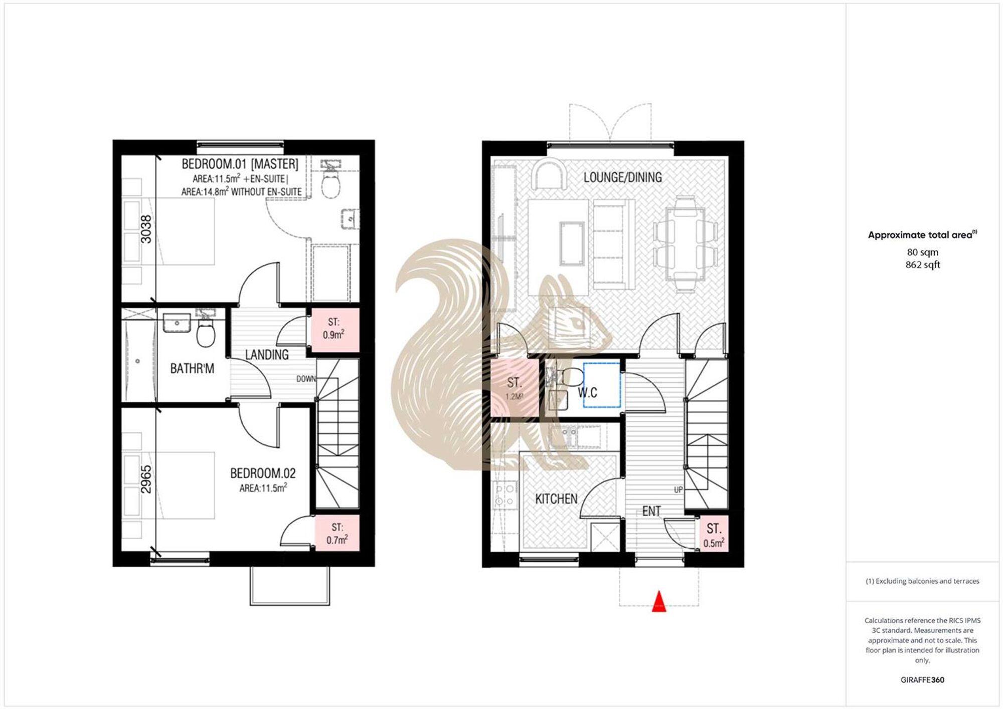 Leftwich Place, Sudbury, CO10 floorplan