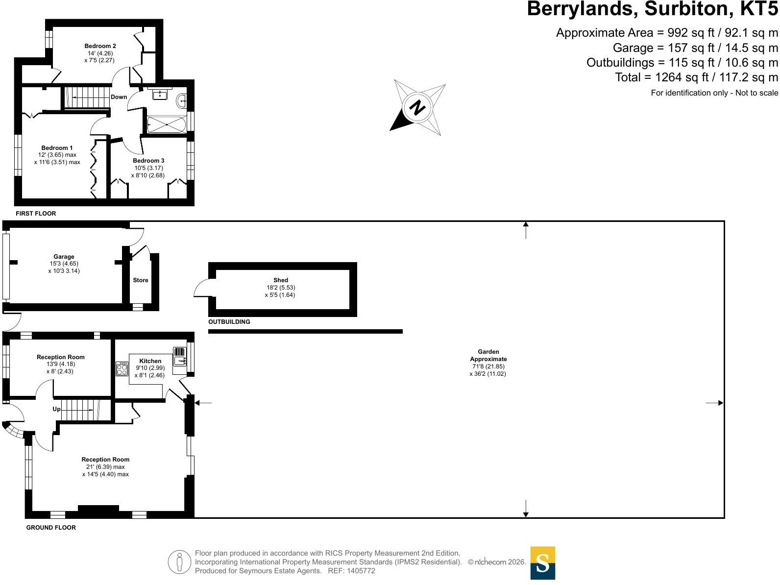 Berrylands, Surbiton, KT5 floorplan