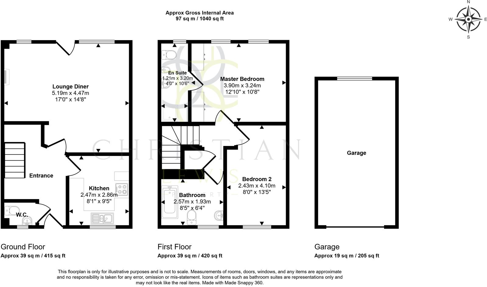 Strensham Court Mews, Strensham, Worcester floorplan