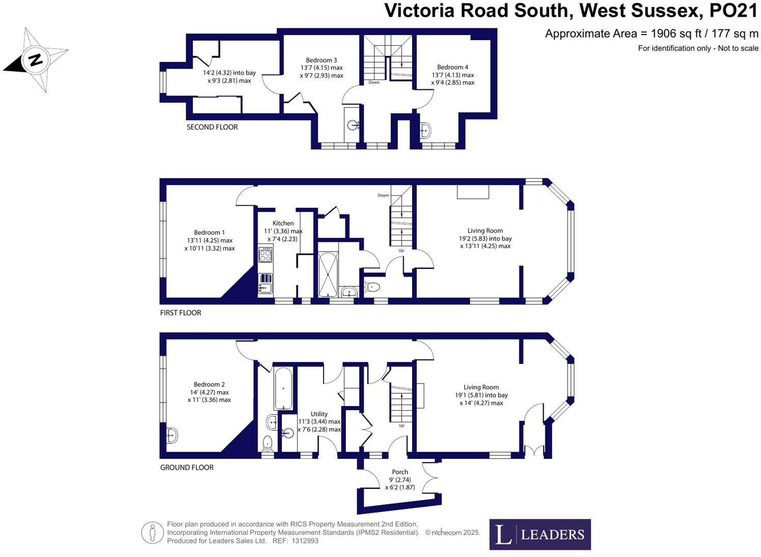 Victoria Road South, Bognor Regis, West Sussex floorplan
