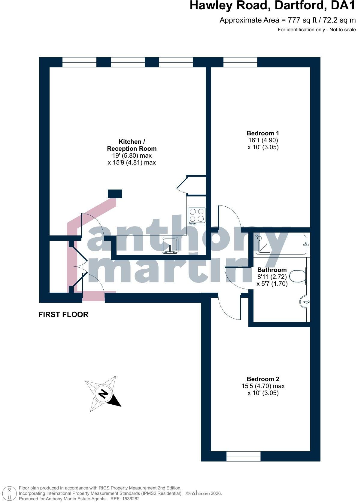 Wilmington Place, 165 - 173 Hawley Road, DA1 floorplan