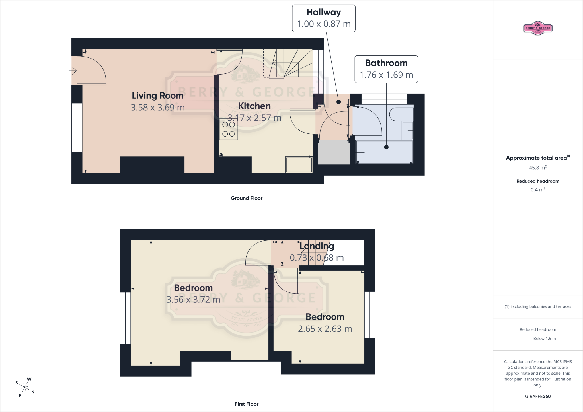 Spon Green, Buckley, Flintshire floorplan