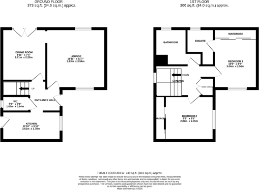 Cullingham Close, Staunton floorplan