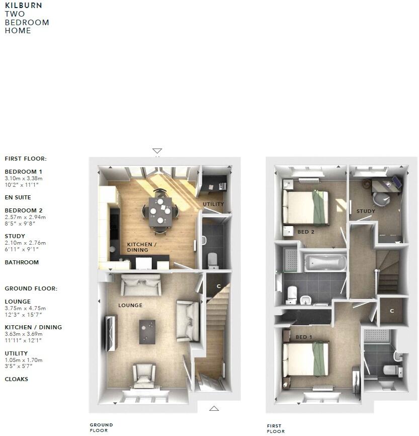 Lawrence Avenue, Shrivenham floorplan