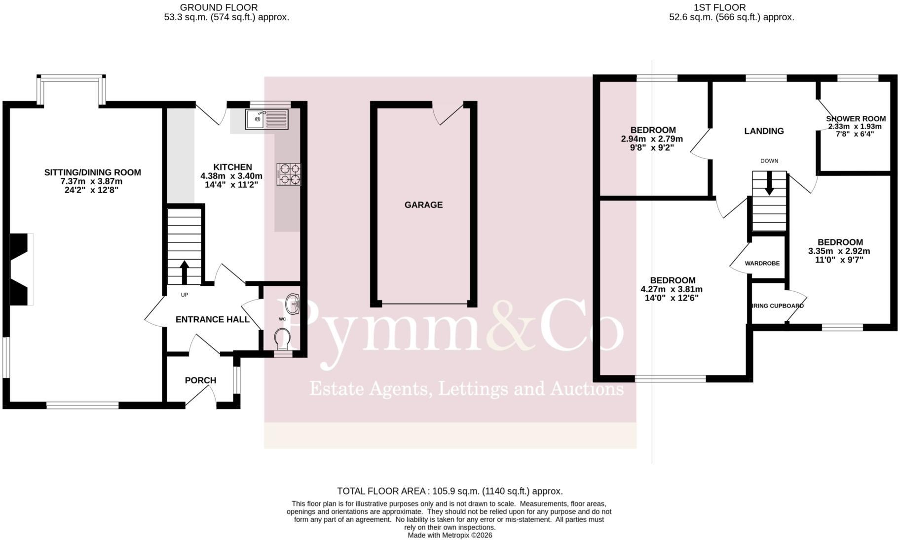Norwich Road, Cromer floorplan