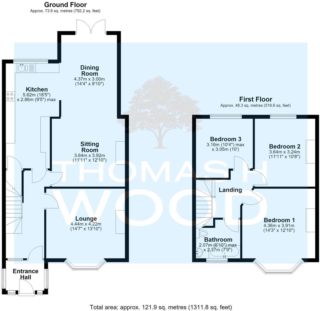 St Margaret's Road, Whitchurch, Cardiff floorplan