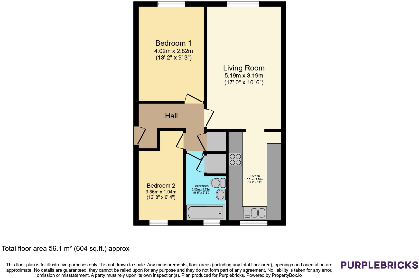 Grove Court, Arlesey, SG15 floorplan
