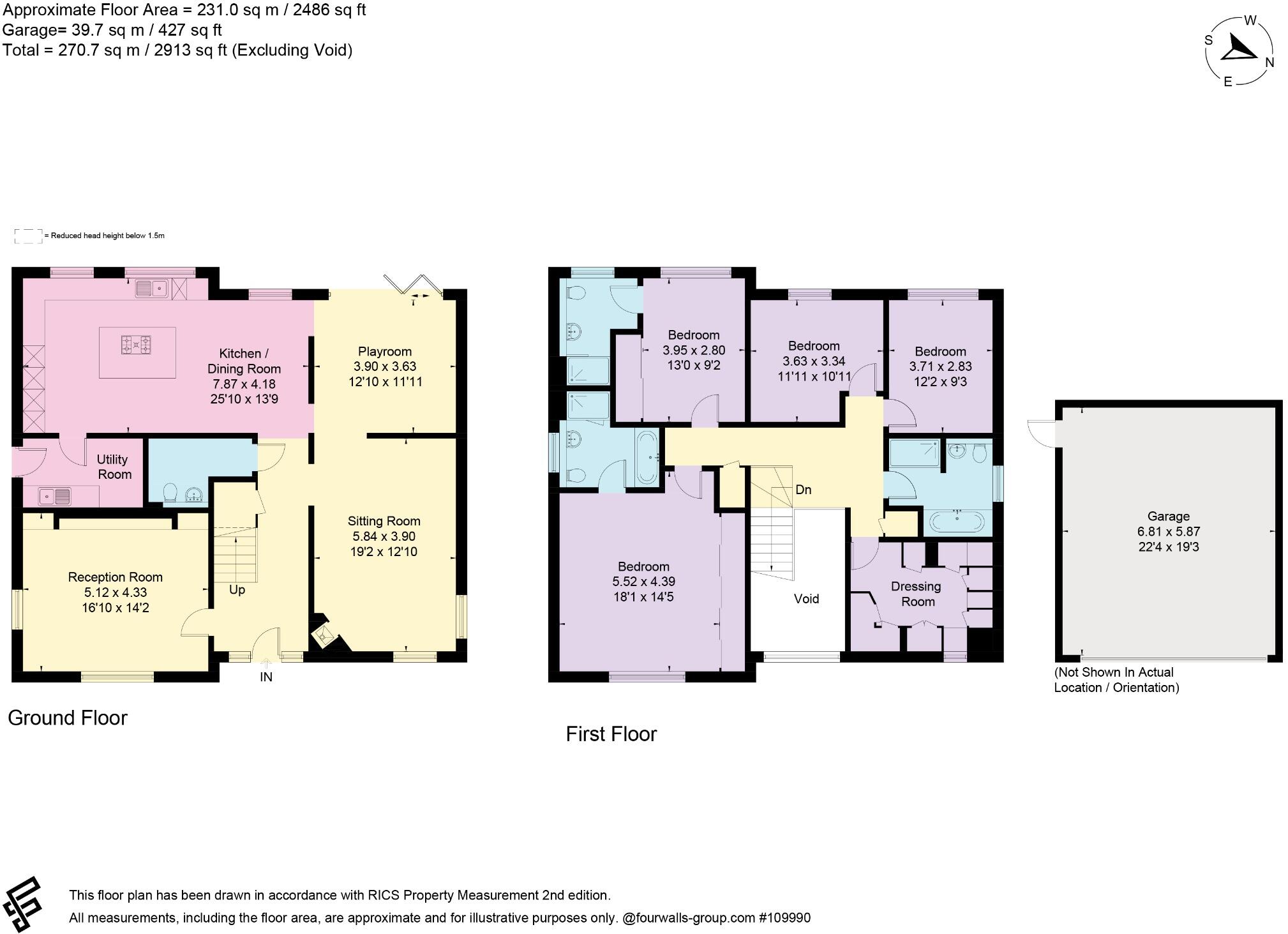 Vickers Close, Upper Longcross floorplan