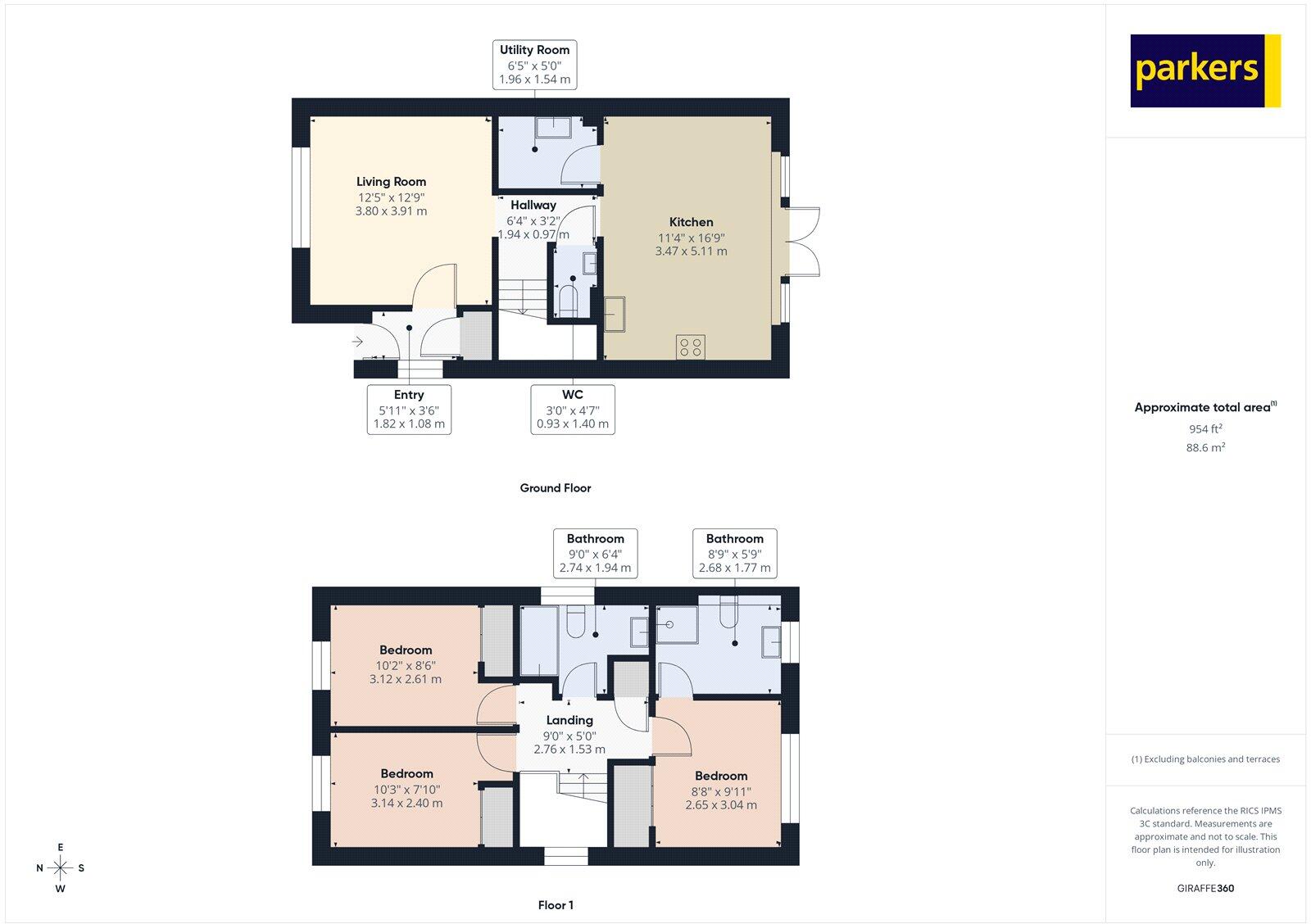Ashampstead Road, Reading, Berkshire, RG30 floorplan