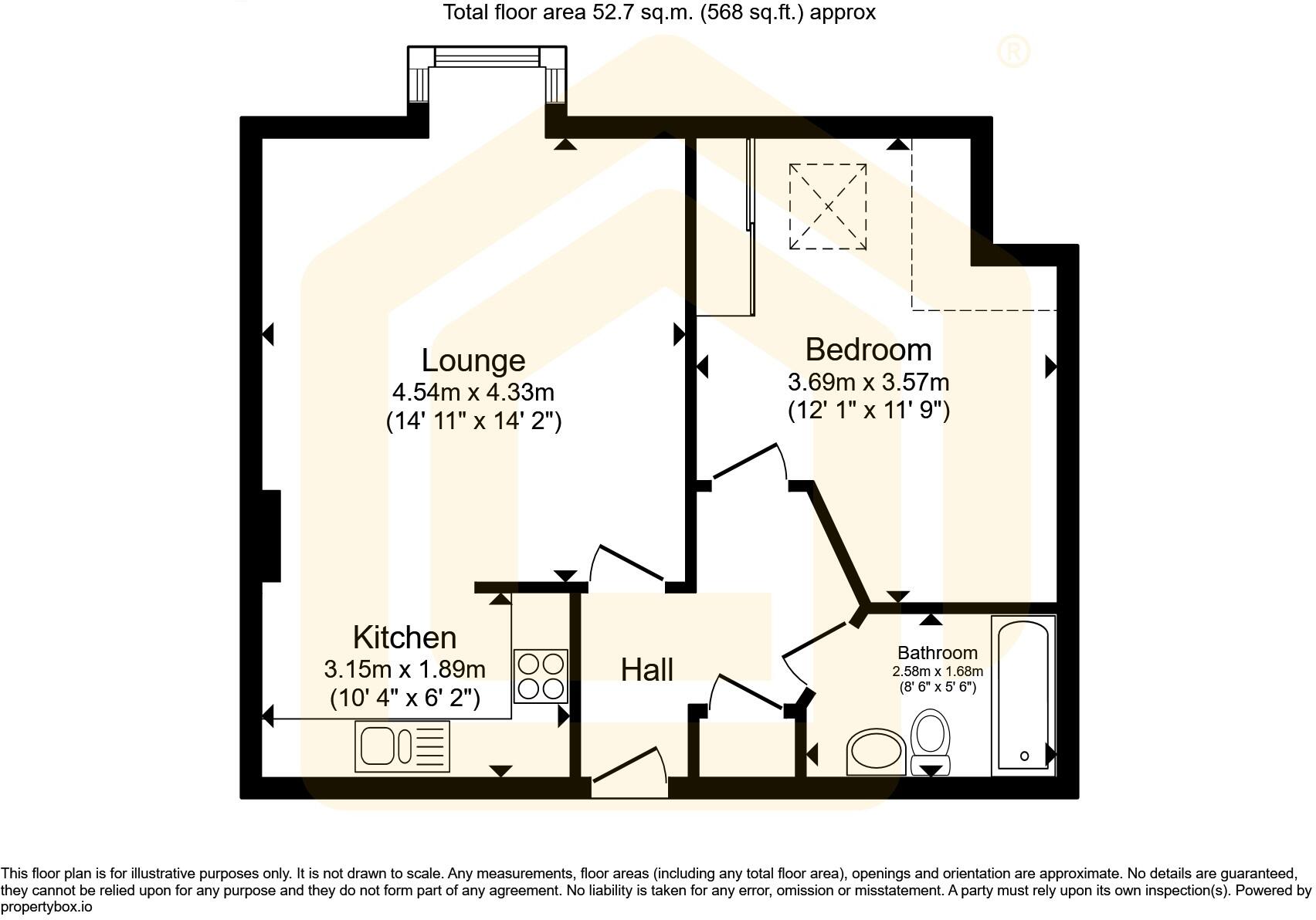 Flat 33, Cadwell Green, Hitchin, SG4 0AE floorplan