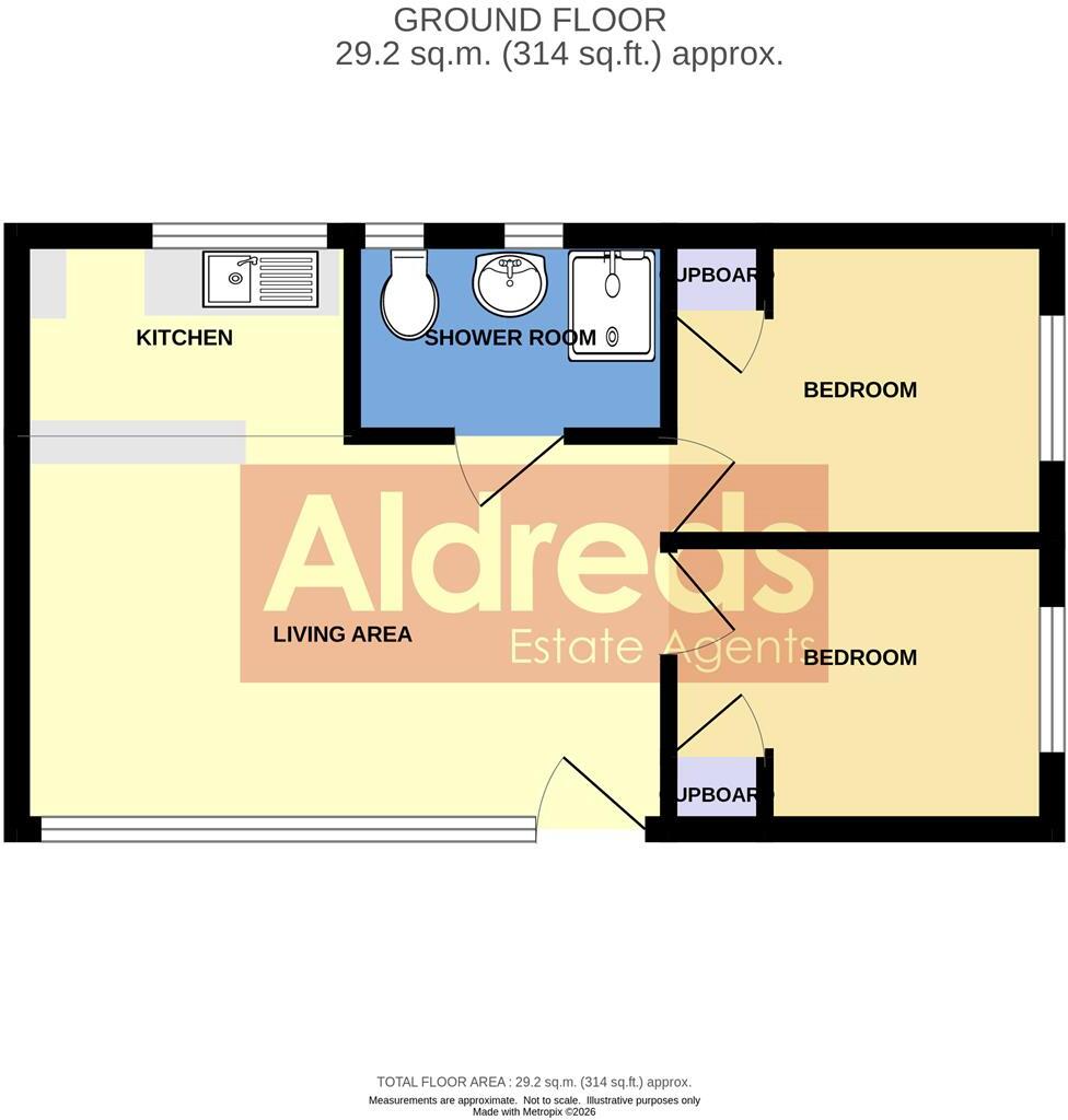 Broadside Chalet Park, Stalham NR12 floorplan