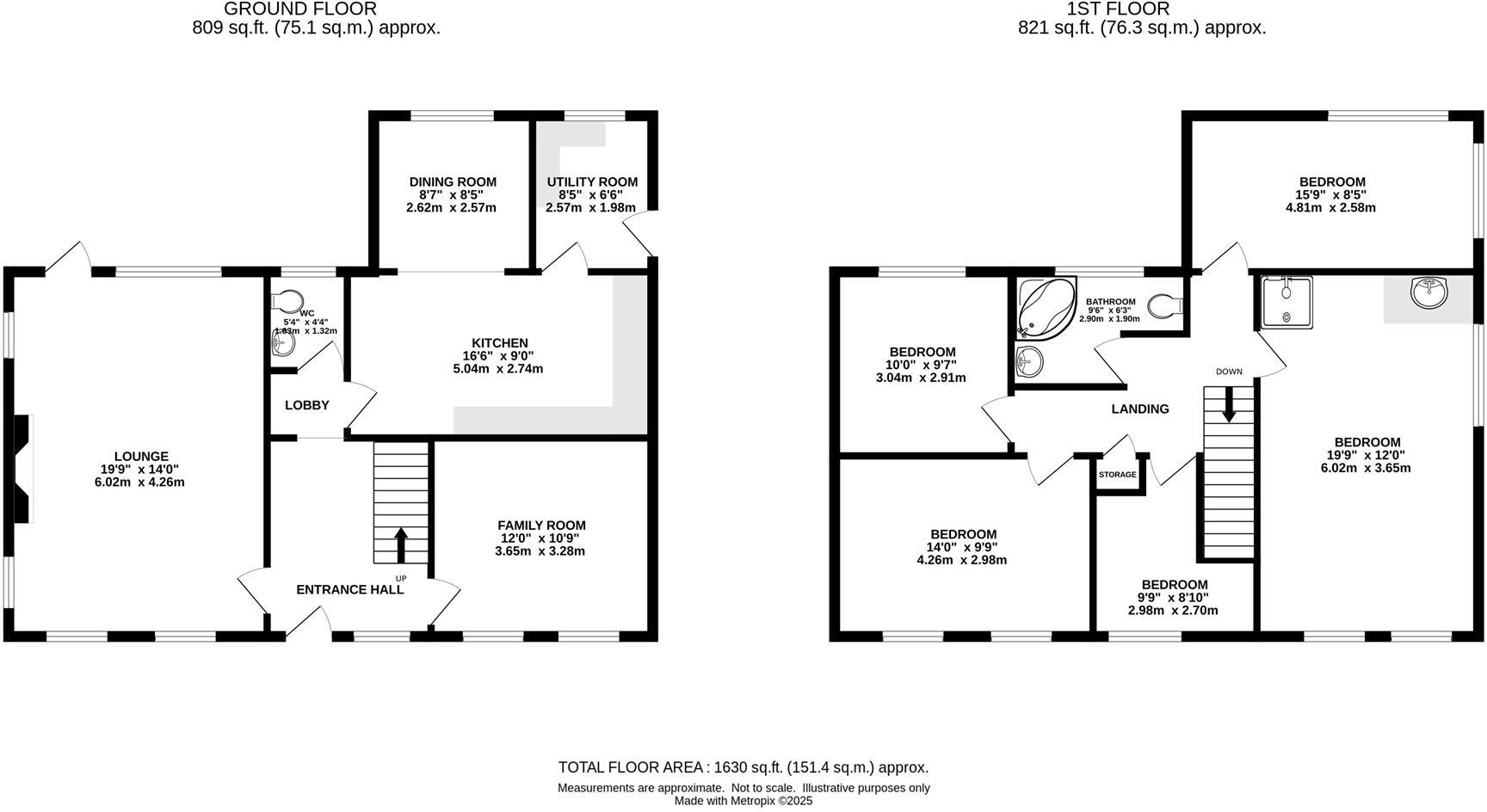 Grange Close, Ingrave, Brentwood floorplan
