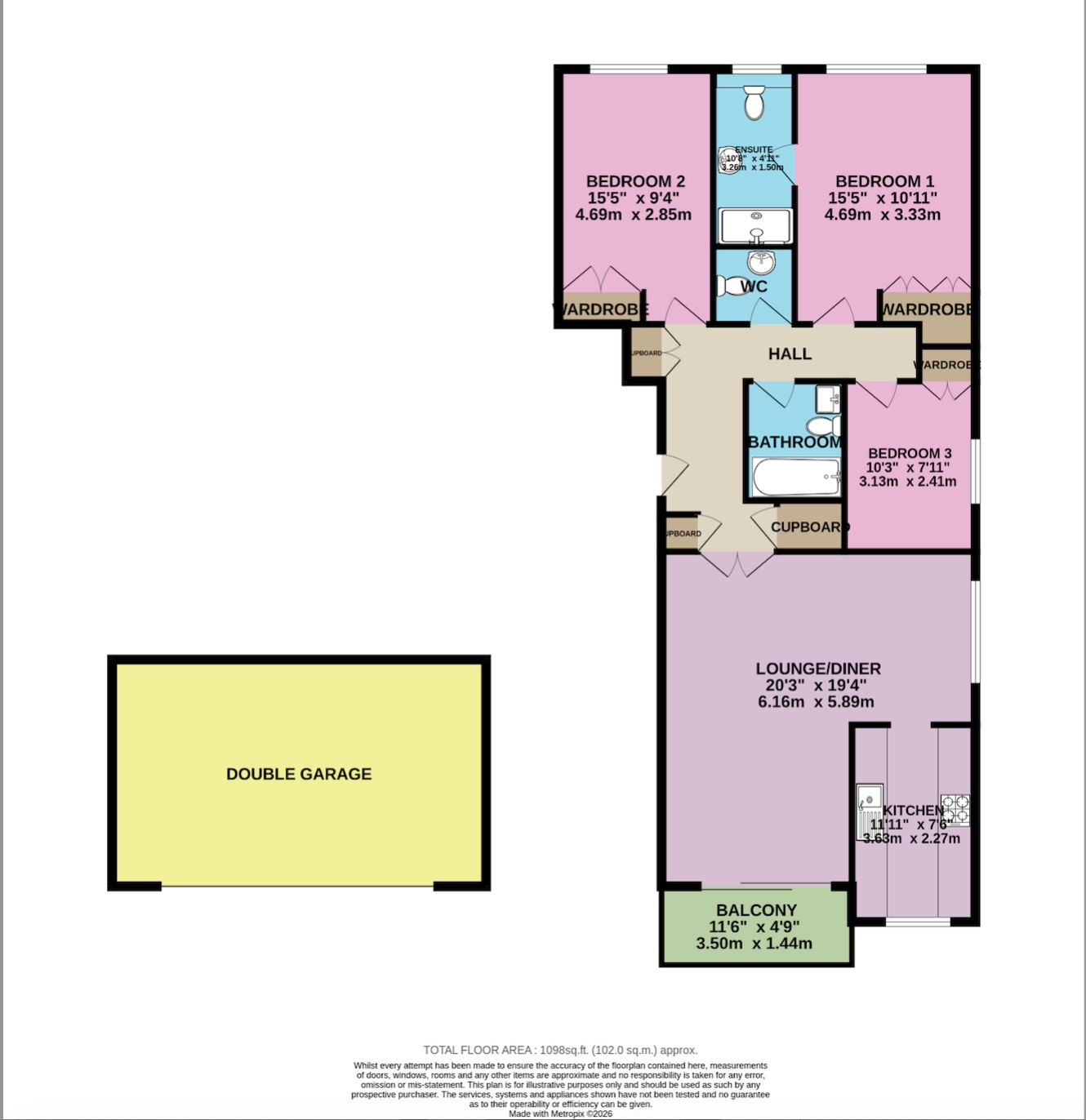 Oakbrook, 8 Court Downs Road, Beckenham, Kent, BR3 floorplan