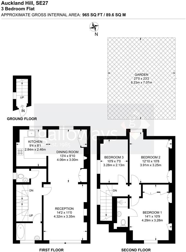 Auckland Hill, West Norwood, SE27 floorplan