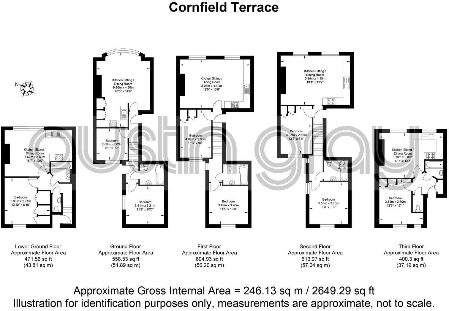 Cornfield Terrace, Eastbourne floorplan