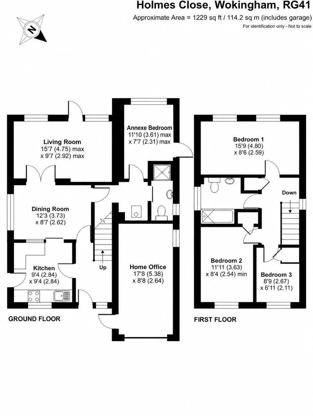 Holmes Close, Wokingham floorplan