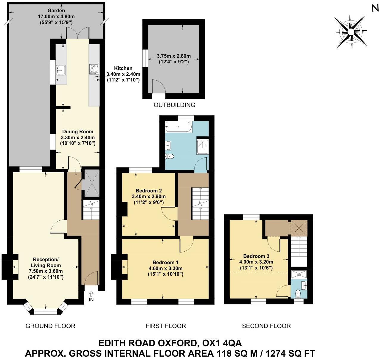 Edith Road, Oxford, OX1 floorplan