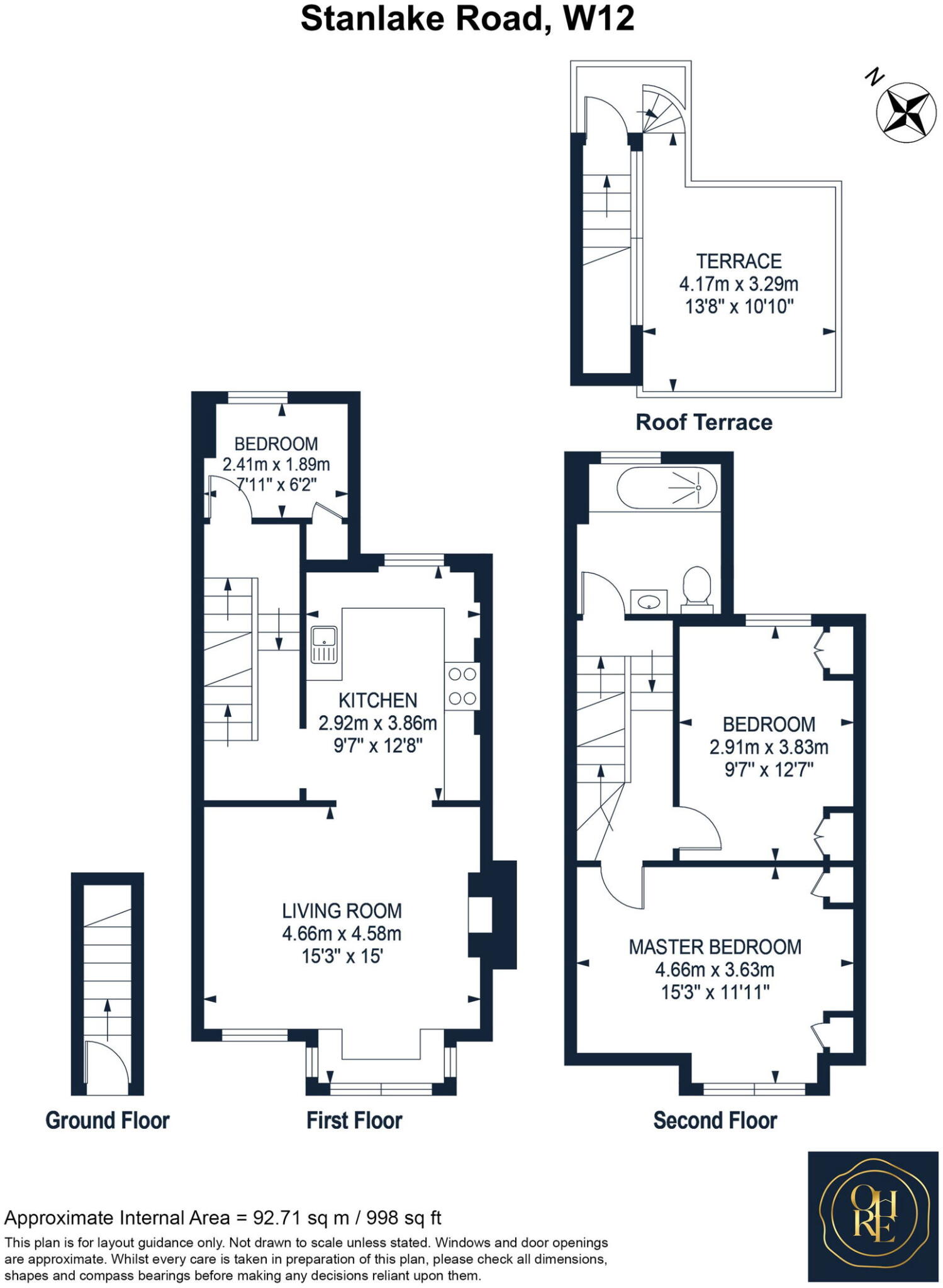 Stanlake Road, London, W12 floorplan