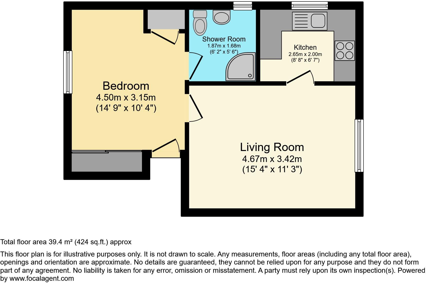 Pittodrie Place, Aberdeen, AB24 floorplan