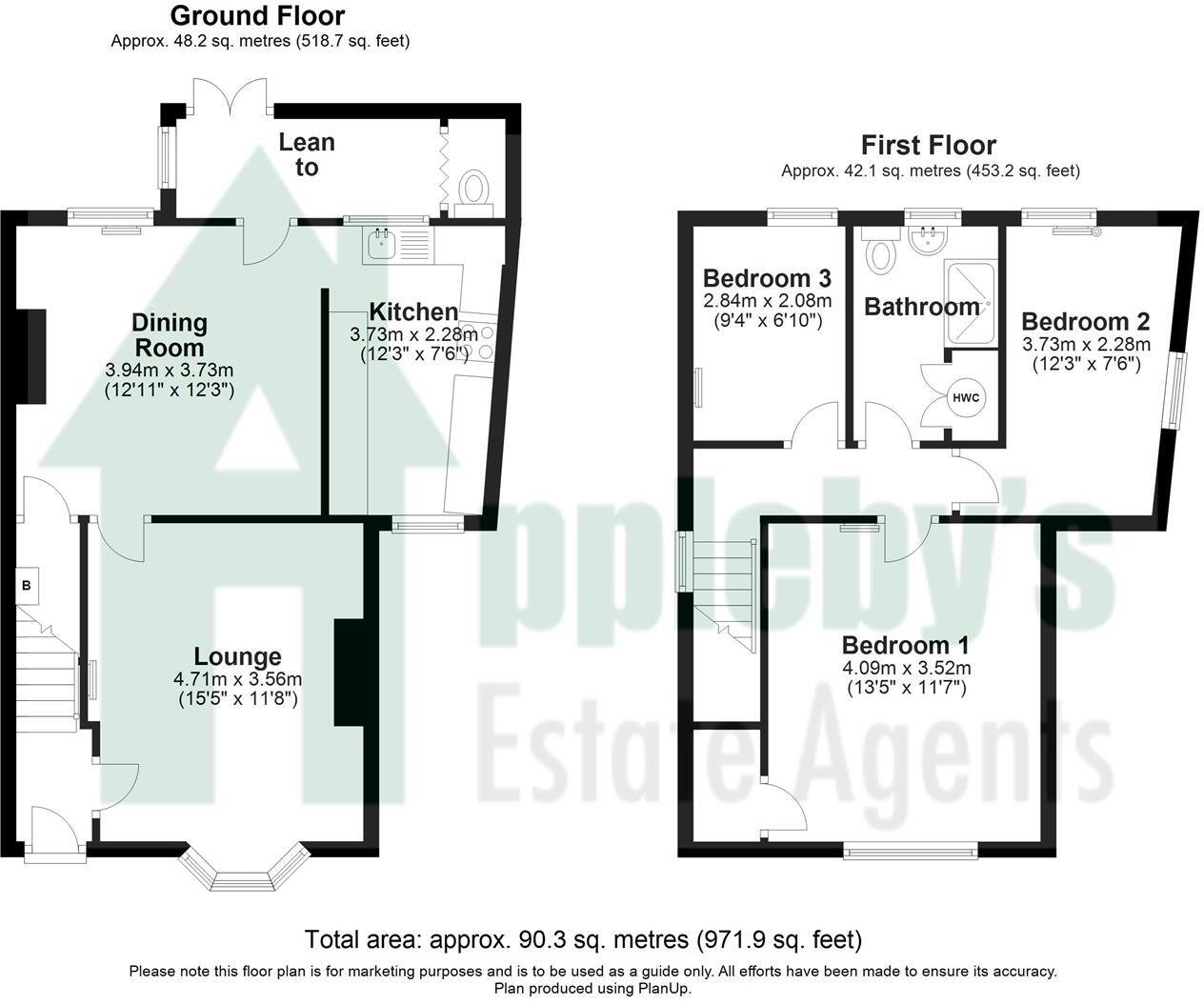 Glebe Close, Newent floorplan