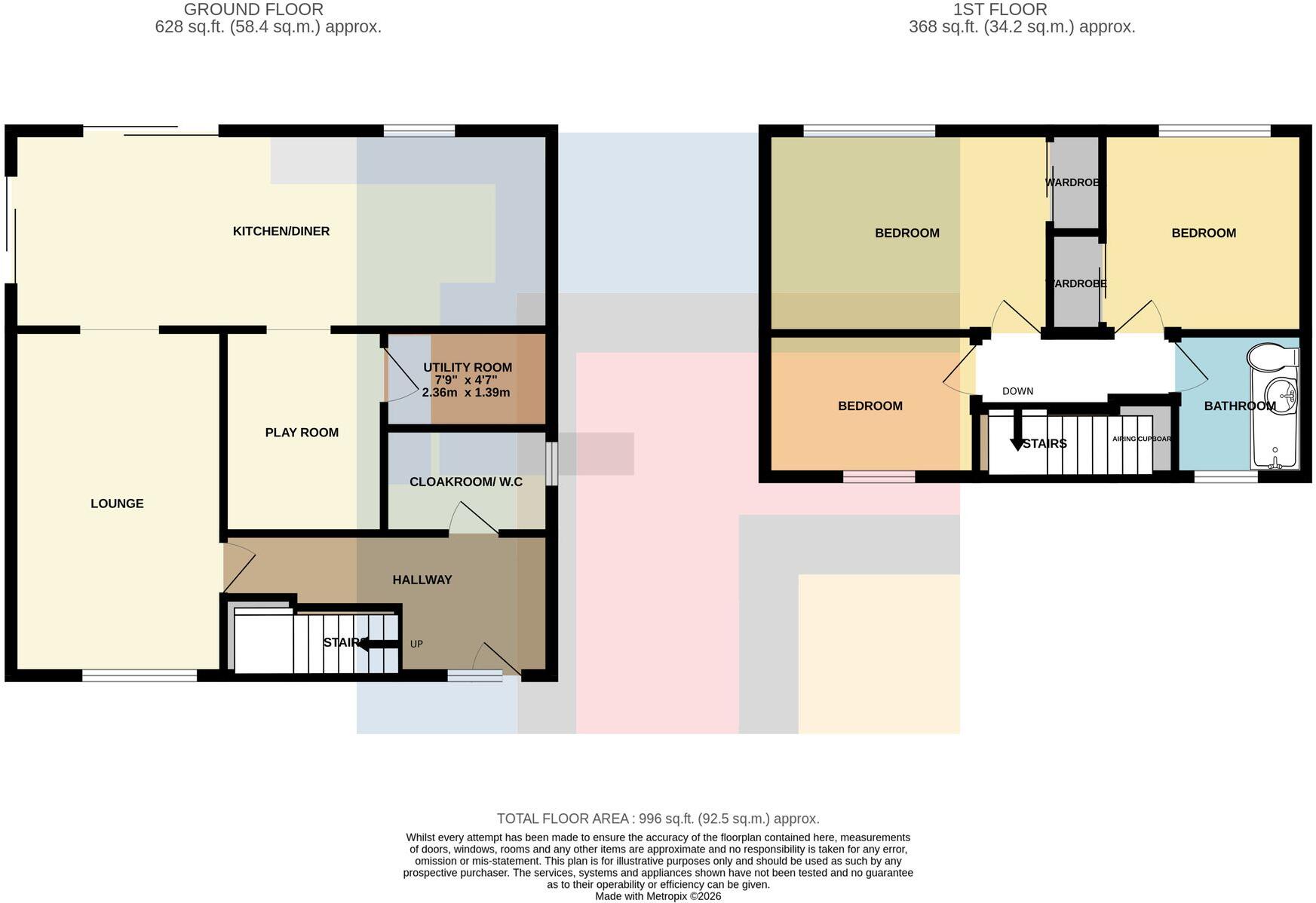 Geraint Close, Thornhill, CF14 floorplan