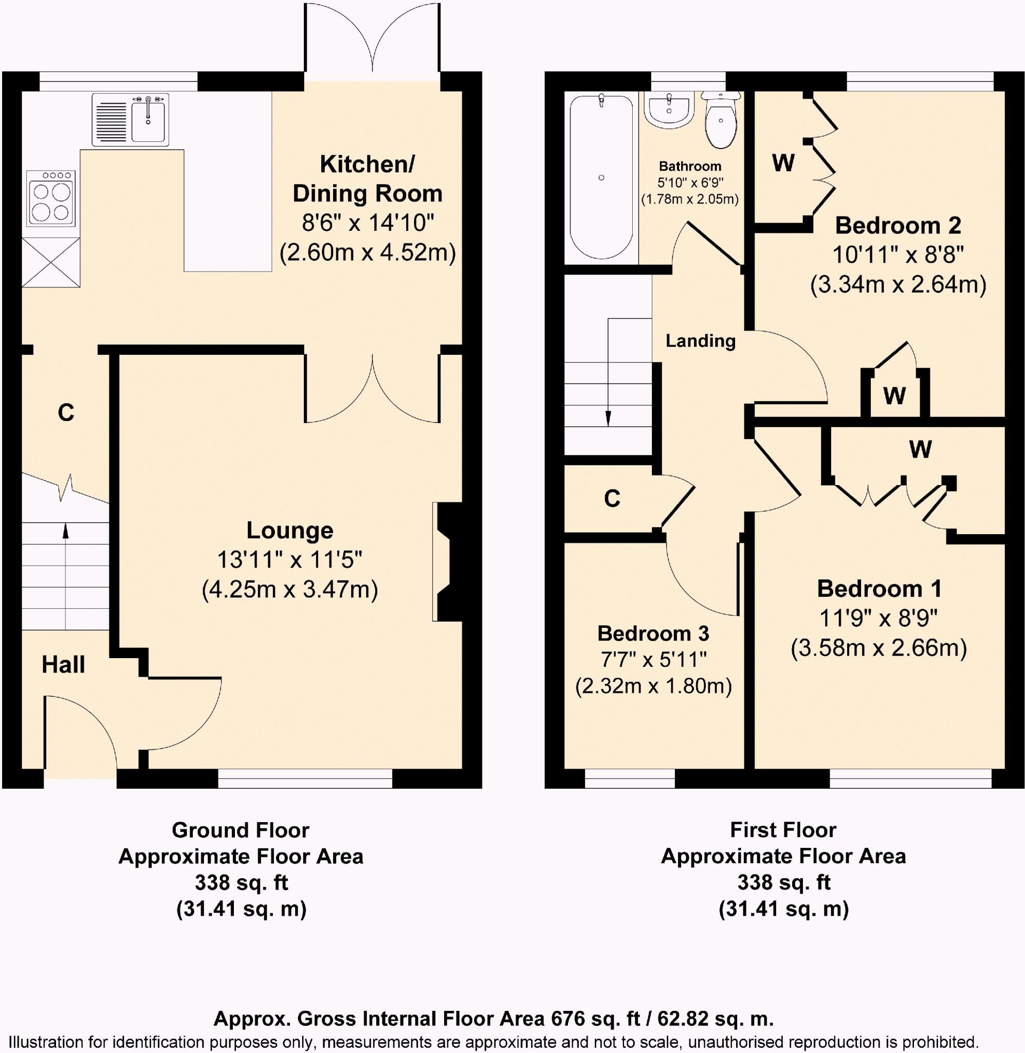 Turfland Avenue, Royton floorplan