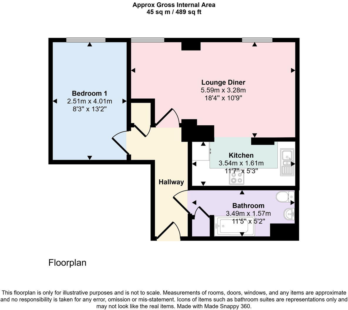 17 Challoner Street floorplan