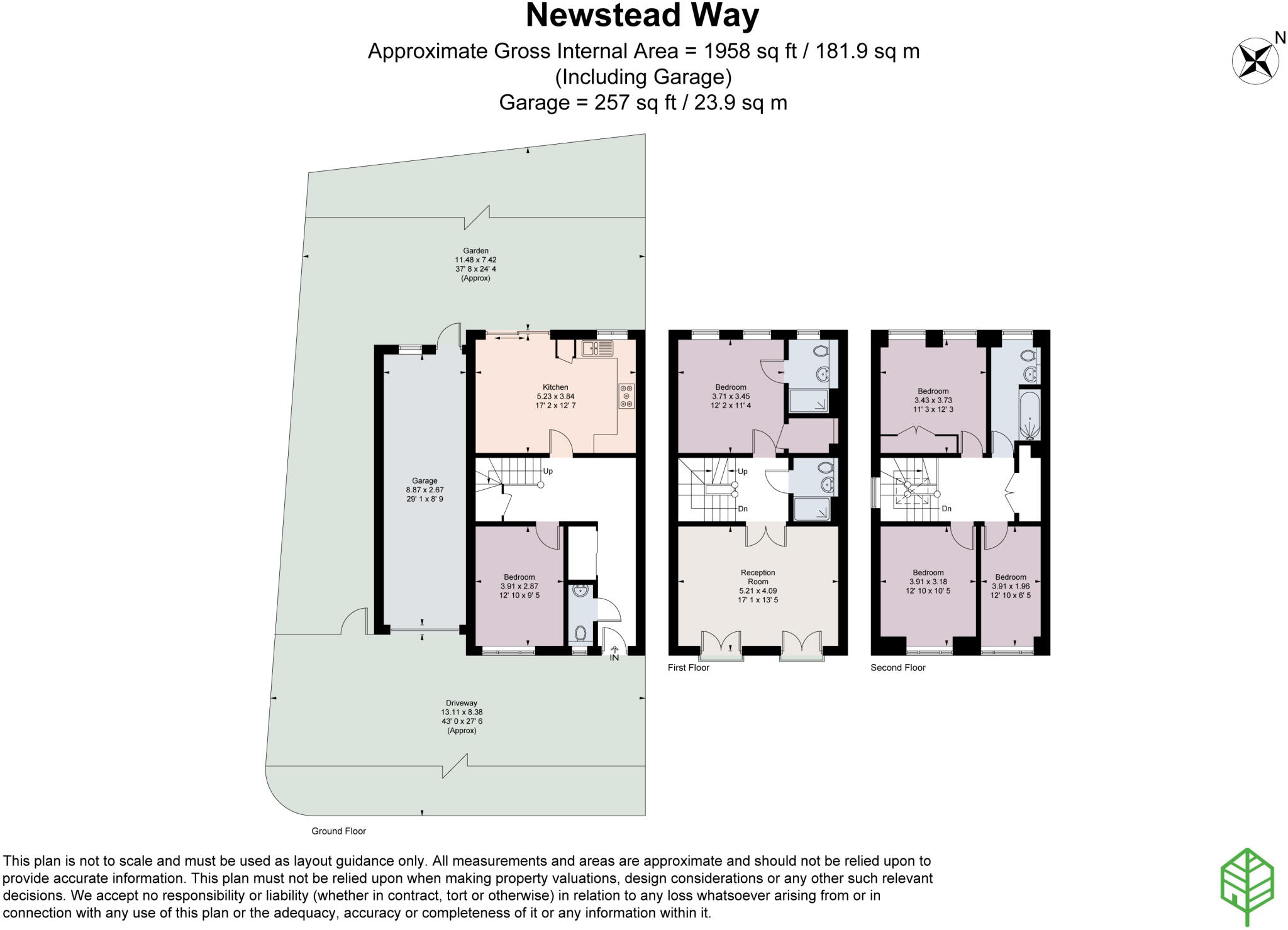Newstead Way, Wimbledon, London, SW19 floorplan