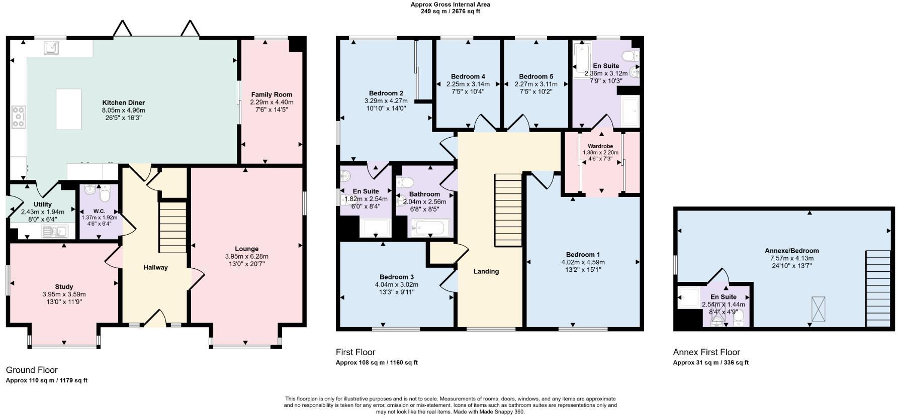 Collingtree Park, Northampton floorplan