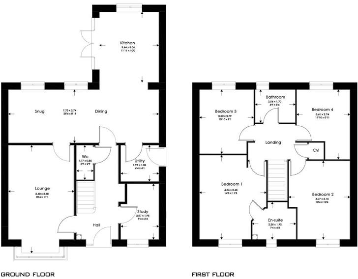 Plot 151, 26 Kestrel Drive, Waltham floorplan