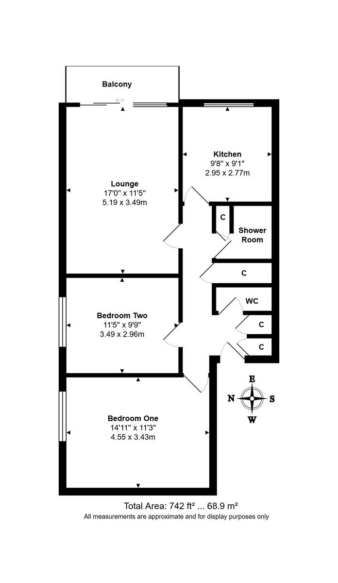 Eaton Hall, Eaton Gardens, Hove floorplan