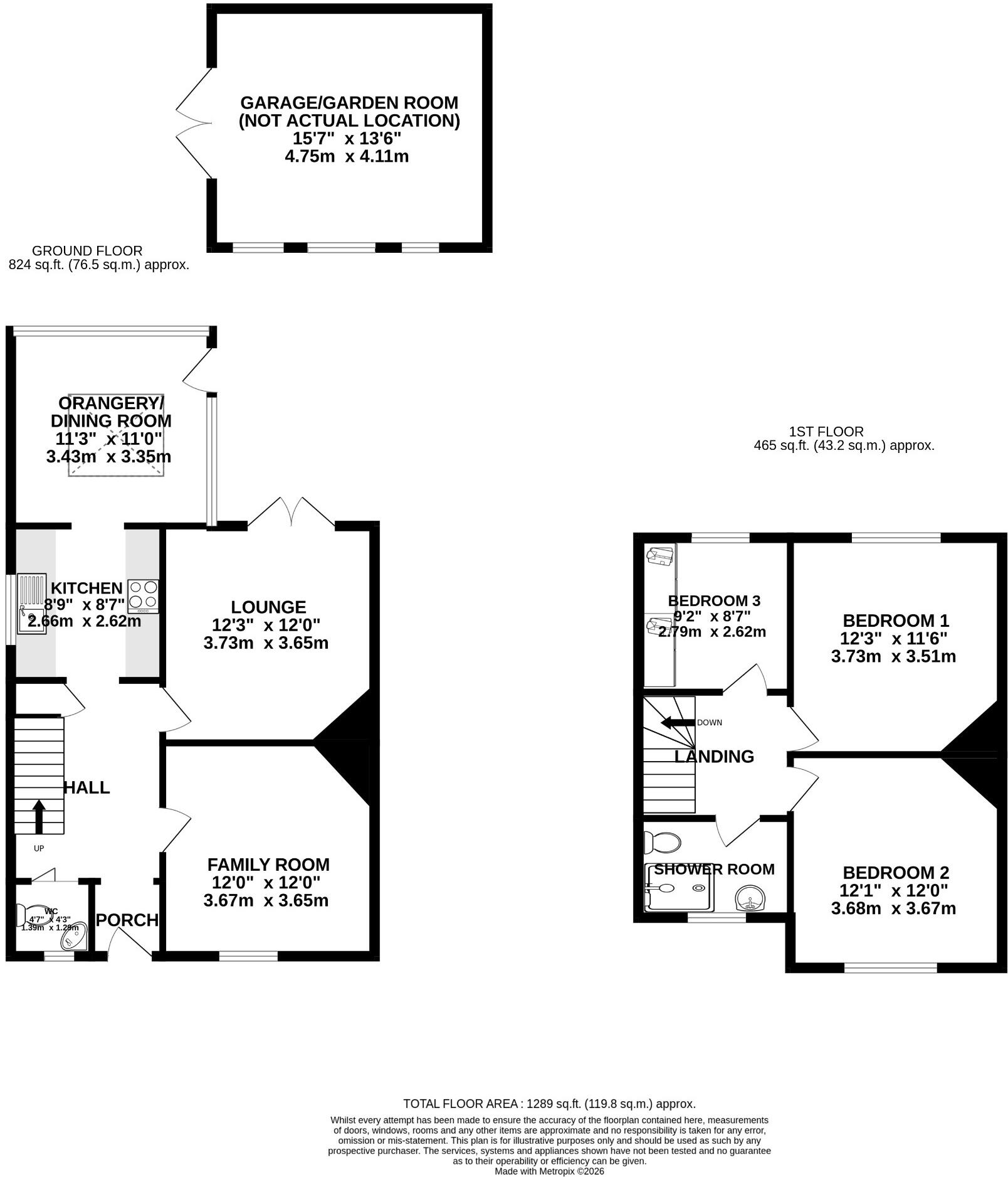 Kings Road, Fareham floorplan