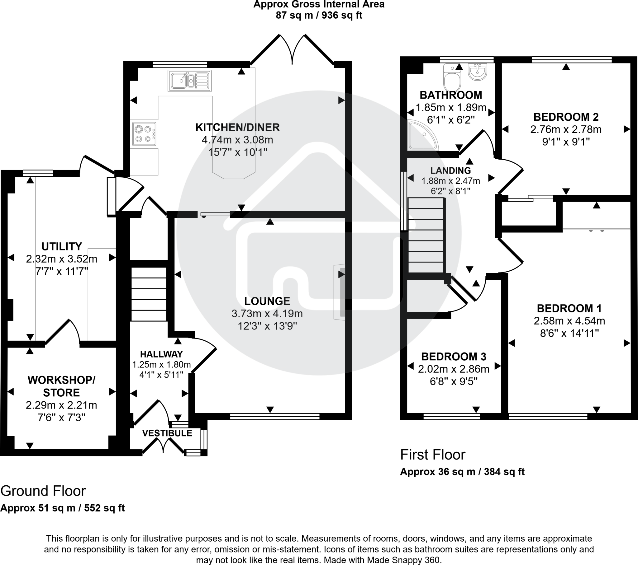 Andreas Avenue, Walney, Barrow-in-Furness floorplan