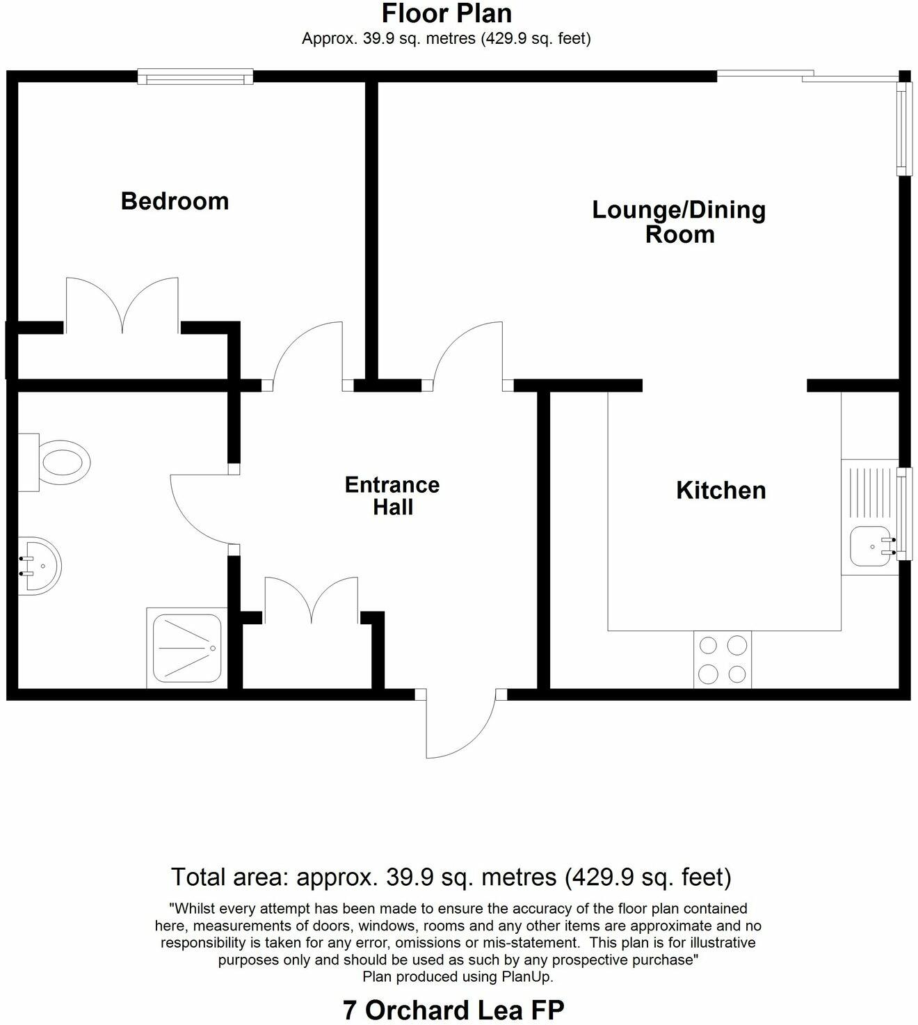 Orchard Lea, High Wych Road, Sawbridgeworth, CM21 floorplan