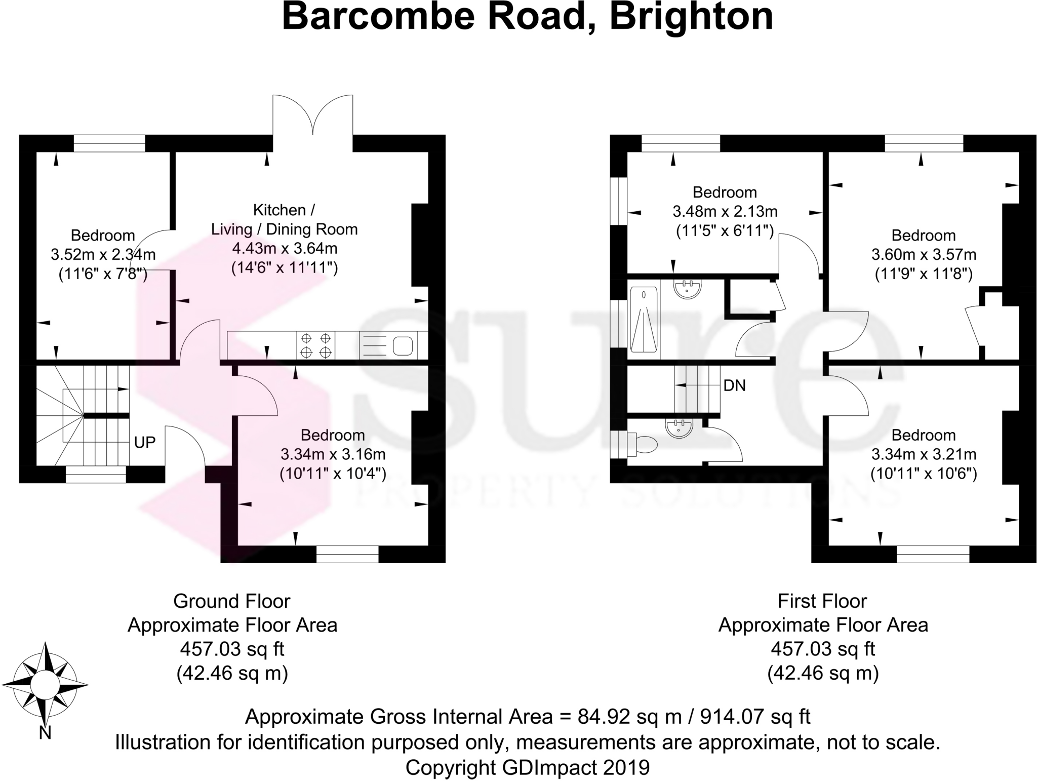 Barcombe Road, Brighton floorplan