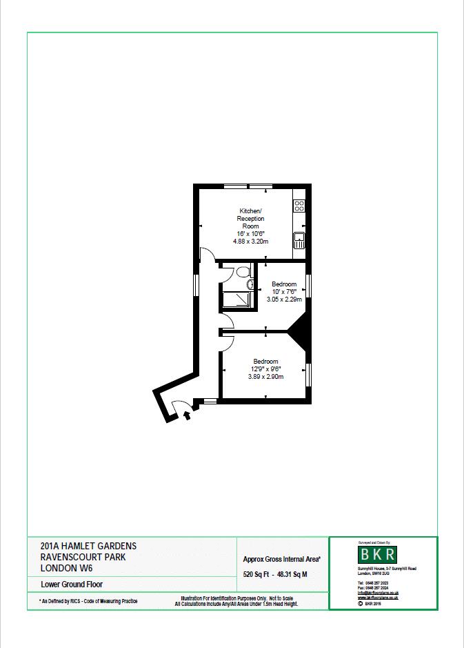 Hamlet Gardens, King Street, Hammersmith, W6 floorplan