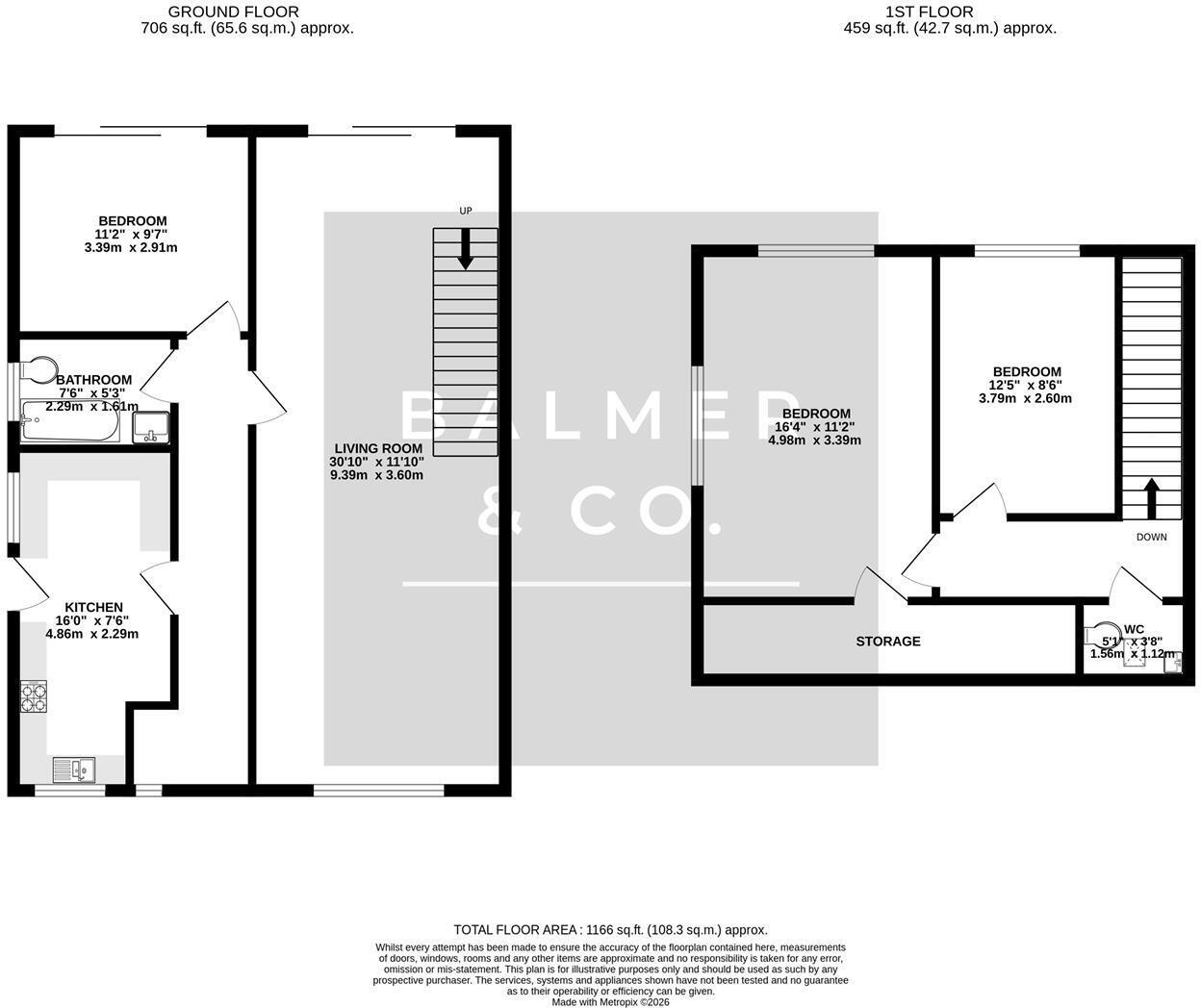 Kenilworth Road, Lowton, WA3 floorplan