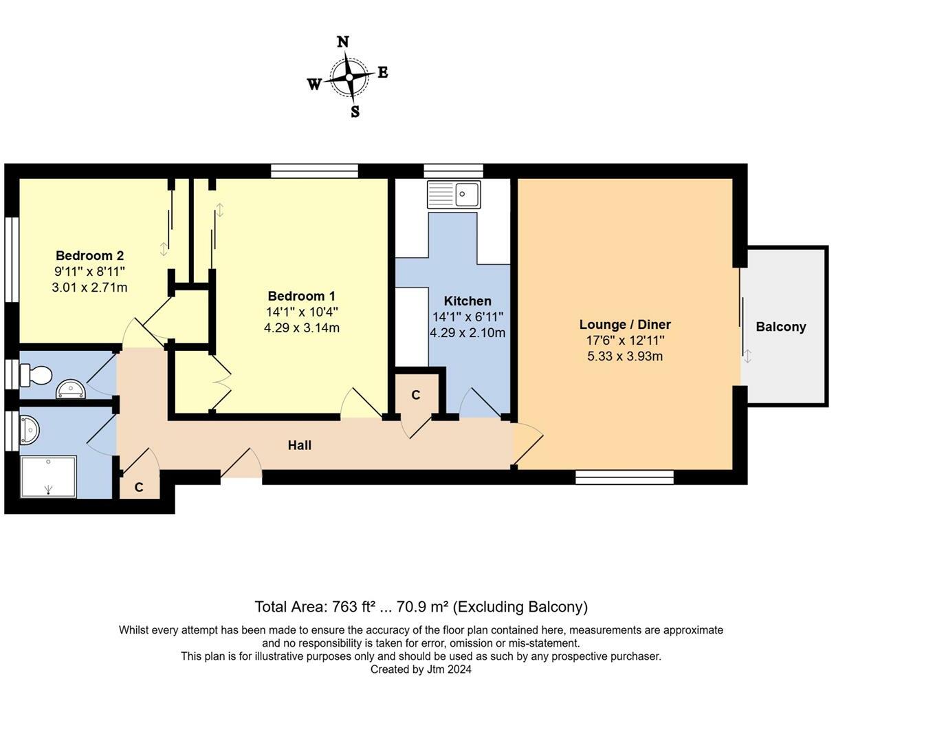 Bay Tree Court, Marama Gardens, Rustington floorplan