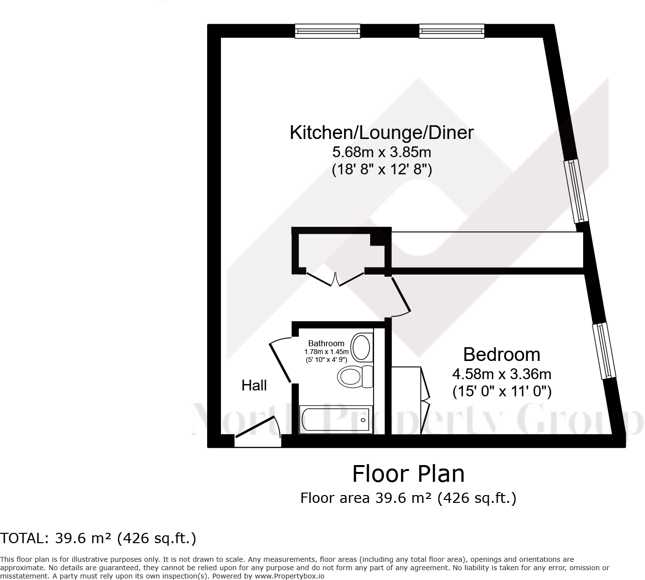 Saxton Lane, Leeds, West Yorkshire, LS9 floorplan